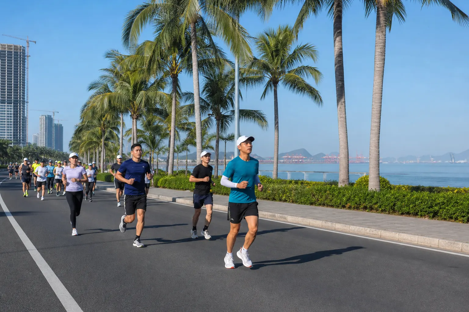 Illustration éditoriale ; elle ne documente pas cette édition ni le lieu exact. China-Asean Marathon à Fangchenggang