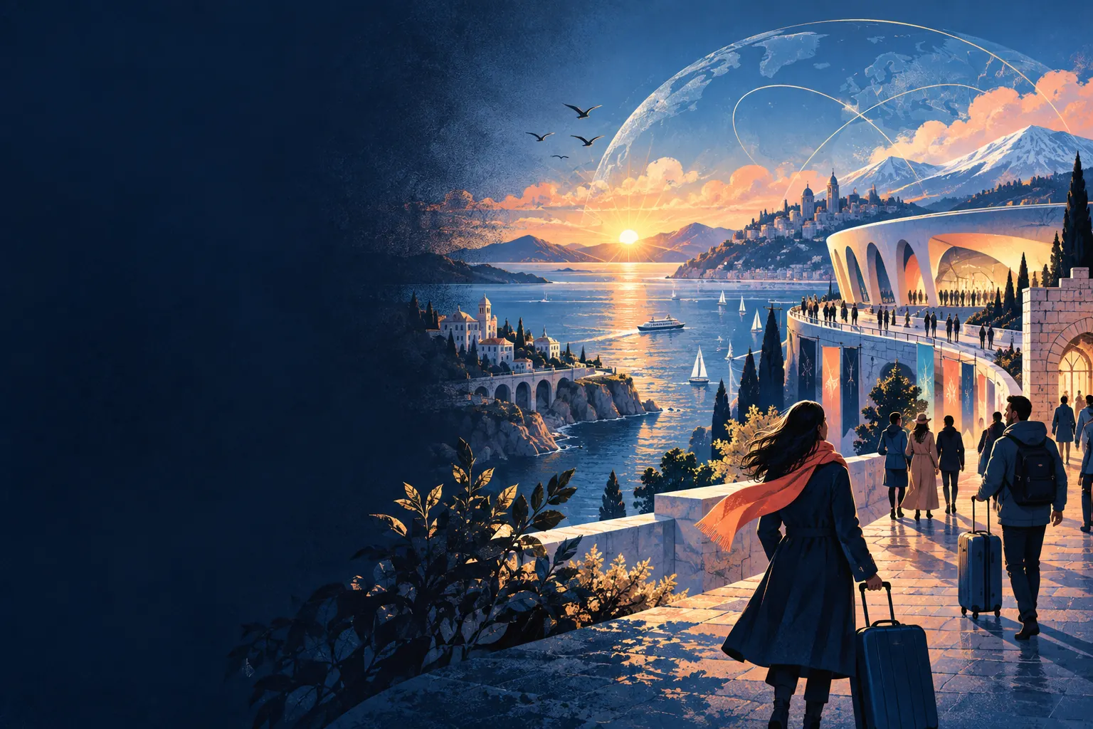 Illustration of international live events in January 2027