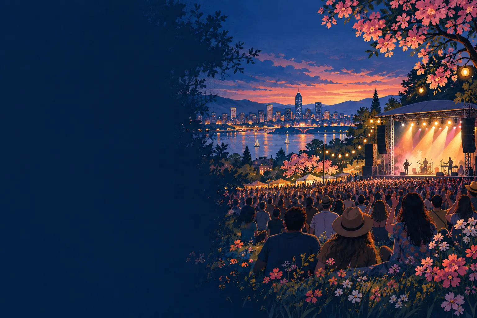 Illustration of international live events in May 2027