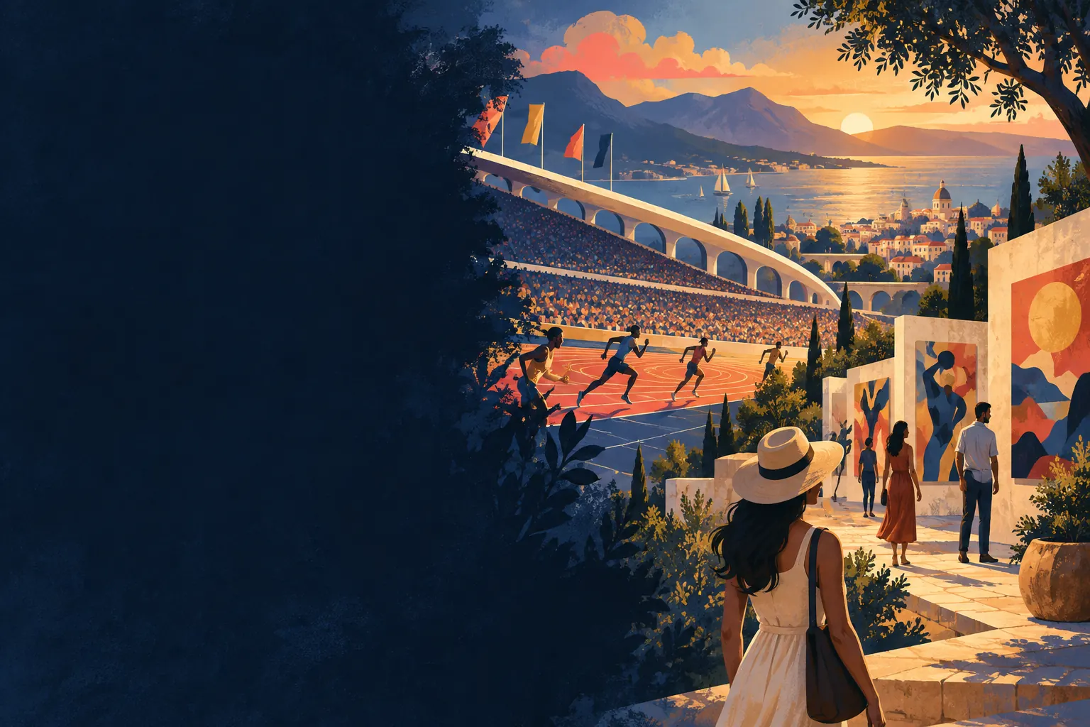 Illustration internationaler Live-Events im August 2027